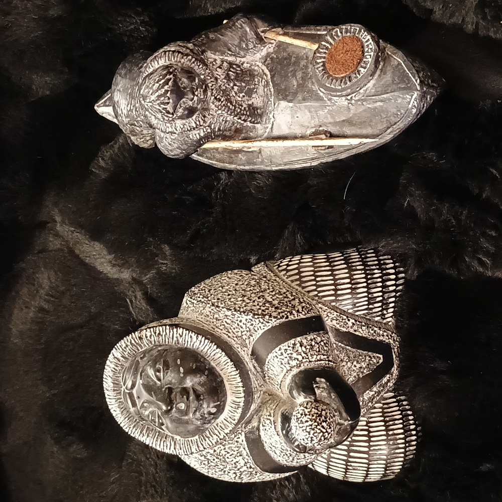 Carved Stone Inuit Figurines